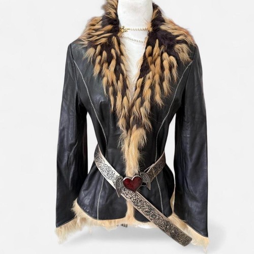 Veste cuir mouton - veste,