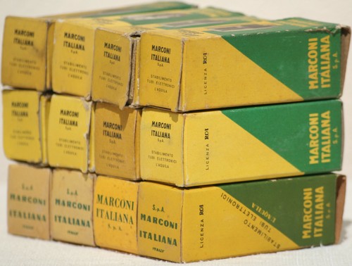 6sn7 tube marconi italy - tube,