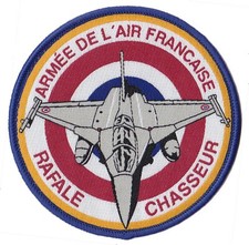 Patch écusson pilote rafale armée air France patche thermocollant tissé