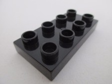 LEGO DUPLO 40666 - x1 Plaque Plate 2x4 - Black Noir