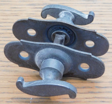 DOUBLE POIGNEE mécanisme en métal de PORTE lucarne FENETRE Soupirail