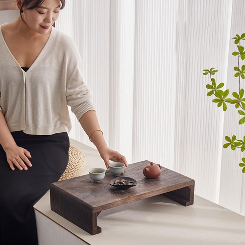 Tabouret bas bois - bas, bois,