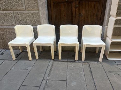 Vintage chair kartell - chair, white
