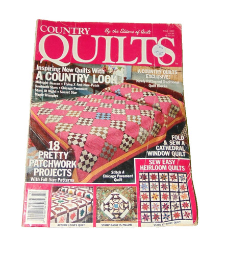 Country quilts magazine - quilts, fall
