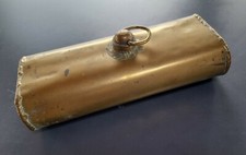 Bouillotte Ancienne En Laiton Cuivre Art Populaire 