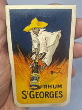 CARNET PUB BISTROT RHUM ST GEORGES BORDEAUX signé AUZOLLE
