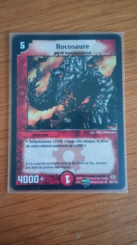 Carte duel masters rocosaure - duel,