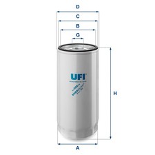 UFI 23.288.00 Filtre à huile