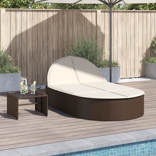 Chaise longue double avec - longue,