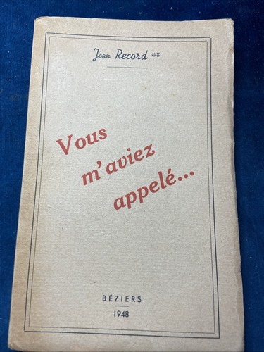 Livre ancien vous aviez - ancien, m