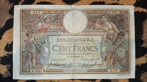 Billet 100 francs luc olivier - 100,