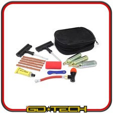 Kit De Réparation Pneus Répare Gomme Crevaison Auto Moto Scooter Portable