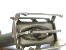 RASOIR GRIT PAT GILLETTE BRONZE CHROME MECANIQUE NUMEROTE RAZOR MADE IN ENGLAND