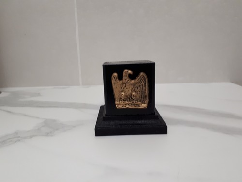 Socle bois noir satiné - socle,