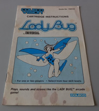 Notice en anglais pour jeu Colecovision "Lady Bug" (n°1214S)