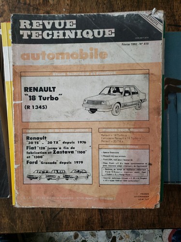 Revue technique renault - revue, 18