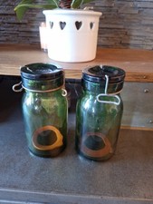 2 Ancien Pot Bocal Bocaux en