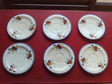 RARE 6 ANCIENNES SOUCOUPES A