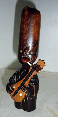 Okimono rare articulé - , en