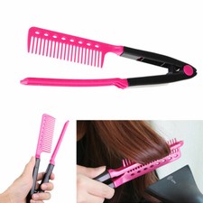 Brosse À Lisser Pour Coiffure Et Salon De Coiffure Peigne En V Pliable /