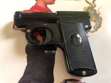 briquet automatique etui JYM forme pistolet ancien antique lighter FEUERZEUG 打火機