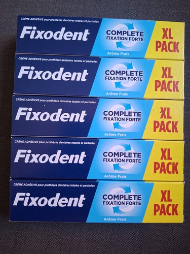 Lot tubes fixodent xl - de, 5