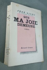 Jean GIONO - Que ma joie