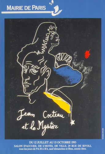 Jean cocteau poster affiche - jean,