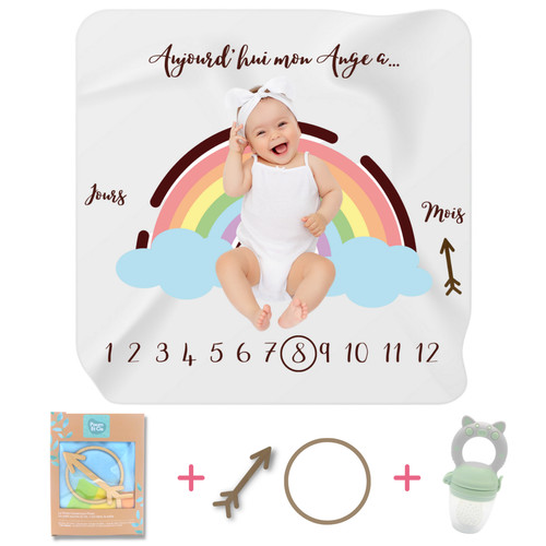 Cadeau bébé lange doudou - bébé,