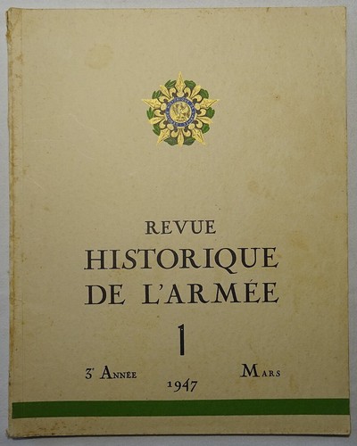 Revue historique armée - historique, de