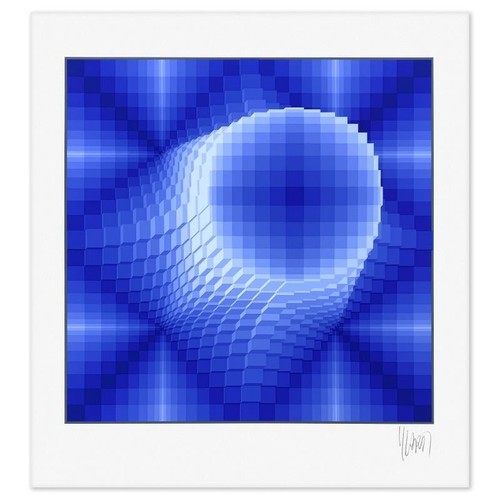 Yvaral forme ronde bleu - forme,