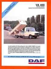 DAF TRUCKS / PROSPECTUS / VA 400 / FRANCE BENNES