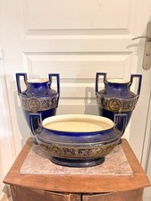 Vase Amphore Boch Keramis 1890