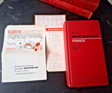 Guide Michelin 1973 Avec Courrier et Marque Pages