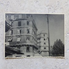 PHOTO ANCIENNE : LIBERATION de PARIS le 26/8/44 MAISON ENDOMMAGEE TIR CANONS
