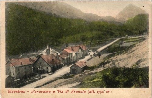 Cpa claviéres panorama e - claviéres,