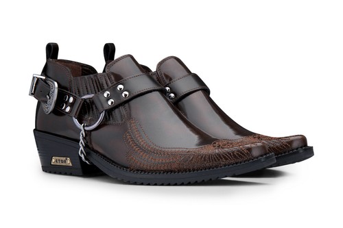 Homme cuir western - western, chaussures