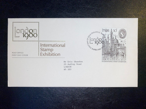 1980 london intl - london, stamp