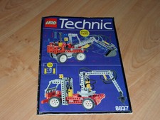 LEGO 8837 Pneumatic Excavator instructions en bon état