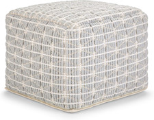 Noreen Square Pouf - 18 Inch
