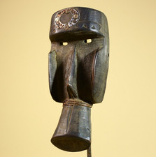 Masque africain Teke bois