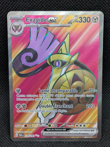 Carte pokemon exagide - carte,