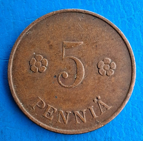 Finlande suomi pennia 1920 - 5,