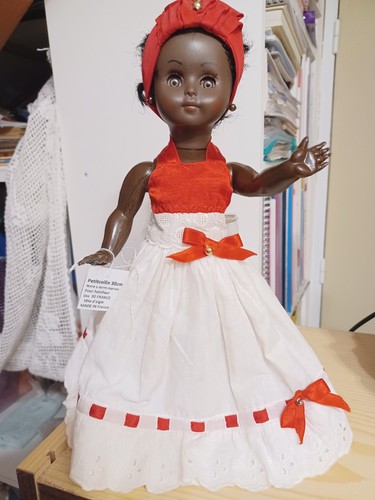 Poupée petitcollin 30cm noire - petitcollin,