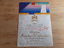 étiquette vin chateau Mouton