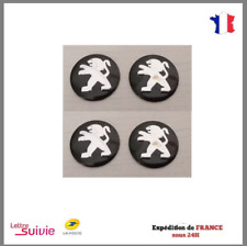 4 Logo Stickers Clé Clefs PEUGEOT 14 mm Emblème Autocollant Voiture