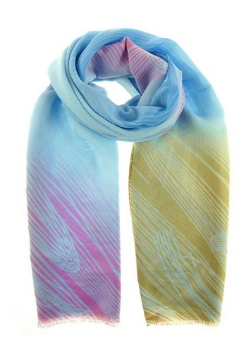 Foulard polyester imprimé