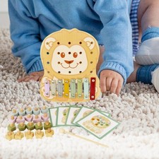 Xylophone en bois pour enfants Knock Knock Piano Toy Percussion Instrument for