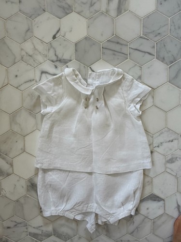 White linen tartine - white,