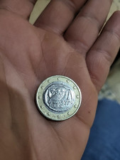 pièce de 1 euro rare avec un
